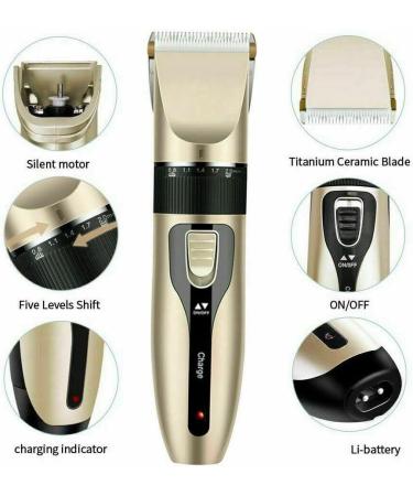 Men's Cordless Hair Trimmer Cordless Hair Clipper Men Rechargeable Electric Razor Professional Hair Clipper HairCutting Kit Beard Trimmer Shaver Detail Trimmer with 4 Guide Combs Scissor Brush - Buy Online on GoSupps.com