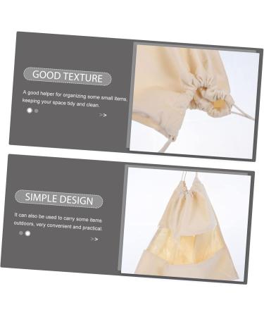 DOITOOL Hair Dryer Storage Bag Makeup Bags Hair Dryer Drawstring Bag Outdoor Hair Dryer Bags Travel Curls 32x28x0.6cm Beige - Buy Online on GoSupps.com