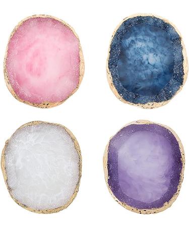 JIHUOO Resin Nail Art Palette Nail Painting Gel Mixing Plate for Color Display & Design White - Buy Online on GoSupps.com