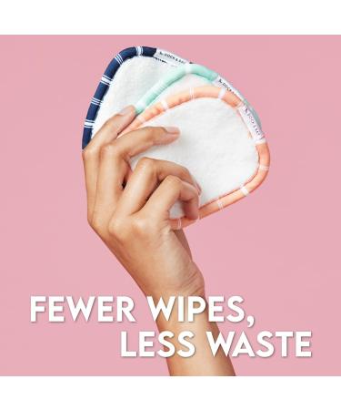 Dock & Bay Reusable Makeup Pads - Ultra Soft Washable - 3 Pack with Wash Bag - Eucalyptus Green - 12x10cm - Skin Cleaner for Face - Eco-Friendly Option - Buy Online on GoSupps.com
