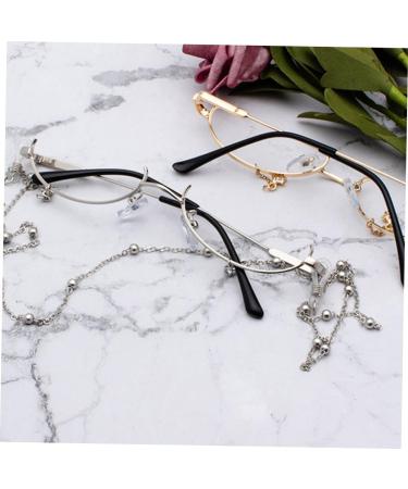 Unique Children's Sunglasses - Abaodam Retro Decorative Glasses Without Lens | Silver 13.4x13.5cm | Stylish & Fun International Shipping - Buy Online on GoSupps.com