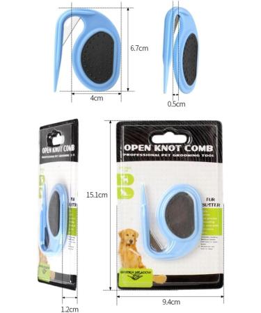 Cat Matted Fur Remover Pet Open Knot Comb De Knotting Comb for Dog Pet Dematting Combs Pet Dematting Comb Knotting Combs Hair Removal Dog Detangler Comb Dog Grooming Dematting Tool-2pcs-A - Buy Online on GoSupps.com
