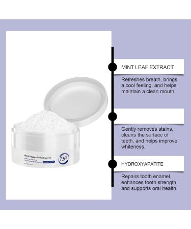  blmcoos Hydroxylapatite Remineralizing Dental Whitening Powder Mineral Powder for Dental Restoration Effective for Strengthening Teeth and Gums (8) - Buy Online on GoSupps.com