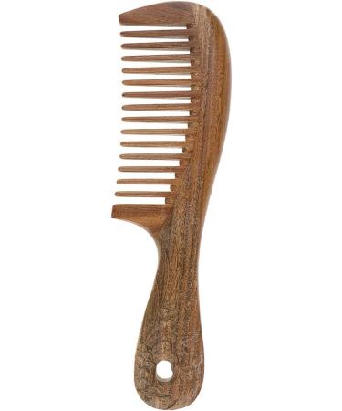 Comb Hair Care Hair Comb Professional Hair Comb Handmade Wooden Hair Comb Brush with Handle Home Salon Hair Cutting Comb Hair Brush (Color : Wide Tooth) - Buy Online on GoSupps.com