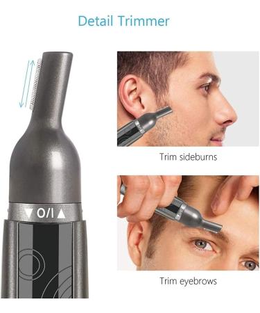 Nose & Ear Hair Trimmer for Men & Women - Painless Waterproof Electric Nose Clippers - Buy Online on GoSupps.com