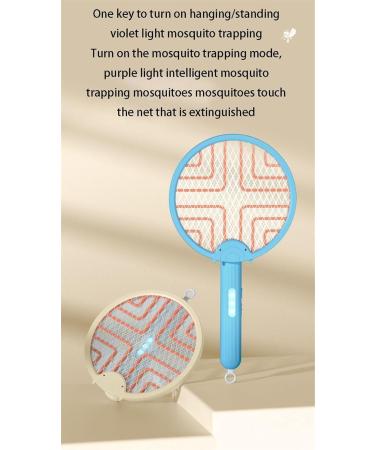 Electric Fly Swatter 3 in 1 Insect Swatter Fly Killer and Mosquito Lamp USB Rechargeable with Batteries for Indoor and Outdoor Backyard Camping Handheld Standing and Wall Mounted(Color:Green) - Buy Online on GoSupps.com