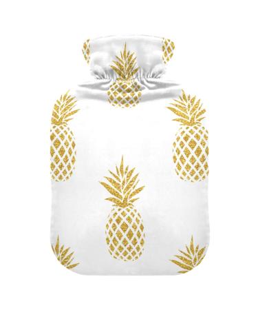 Hot water bottles with cover pineapple hot water bag for pain relief menstrual cramps heating bag 2 liters