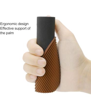 TOPCABIN Bike Grips - Ergonomic Two-Color Rubber Handlebar Grips for Comfortable MTB and Road Bikes - Brown (1 Pair) - Buy Online on GoSupps.com