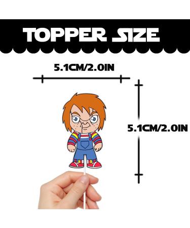 S-Cp-0020 Ice Cream Fruit Dessert Cupcake Topper Colorful Glitter Happy Birthday Sensory Pop Game Theme Decor Supplies Baby Shower Boys Girls Birthday Party Decorations - Buy Online on GoSupps.com