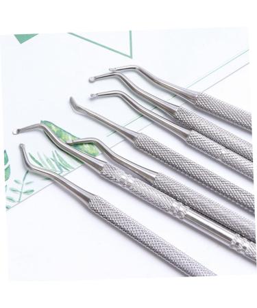 Healeved 1 Set Manicure Tools Metallic Kit De Manicura Cuticle Remover Cuticle Shaper Manicure Tool Kit Nail Art Tools Pedicure Tools Cuticle Stick Nail Clippers Stainless Steel Exfoliating - Buy Online on GoSupps.com