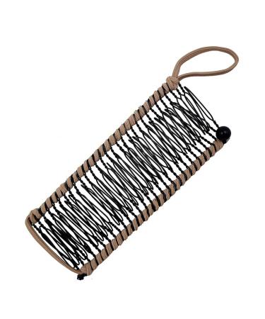 Original banana hair clips small & large in 4 colors banana hair clip banana hair clip women hair banana clasp good hold for thin & thick hair (big light coffee)
