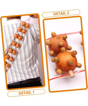 Lurrose 3-St Massage Device - Wooden Neck Roller & Fascia Therapy Tool for Ultimate Relaxation - Buy Online on GoSupps.com