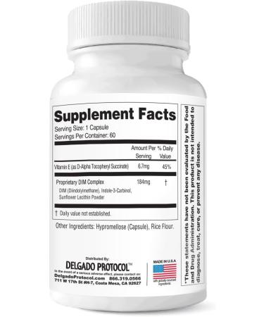 Delgado Protocol Estro Block - Estrogen Balance Supplement for Clear Skin & Body Defenses - Original Formula 60 Capsules - Buy Online on GoSupps.com
