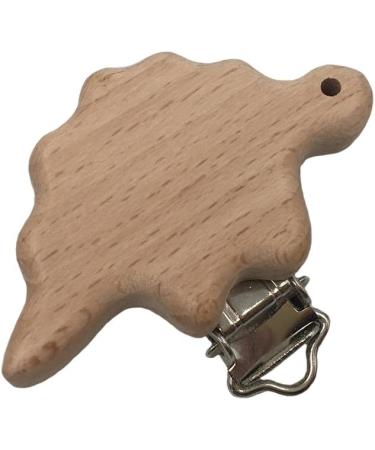 Natural Beech Wood Pacifier Clips for Boys & Girls | Soother Clip Accessories | DIY Pacifier Chains | International Shipping - Buy Online on GoSupps.com