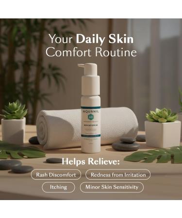 Aquanil AD Rescue Serum Hypochlorous Acid 0.011% for Itch & Rash Relief Soothing Serum for Irritated Skin Fragrance & Dye Free Sensitive Skin Safe Lightweight & Fast Absorbing 1 oz - Buy Online on GoSupps.com