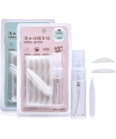  Bagima 120 Pcs Invisible Double Eyelid Stickers Self-Adhesive Eyelid Stickers Eye Lift Strips Eye Lift Tape for Droopy Lids Hooded Eyes (Natural S) - Buy Online on GoSupps.com