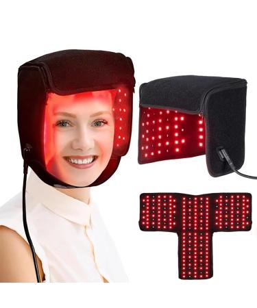 Red Light Therapy Hat, 215 LEDs Hair Growth Helmet 660nm & 850nm Hair Loss Treatment for Thinning Hair Promotes Fast Hair Regrowth