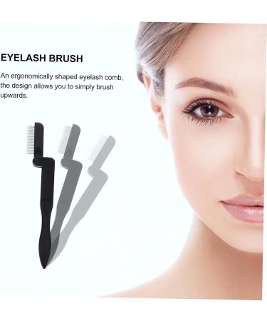 FRCOLOR 3pcs Folding Eyelash Comb Set - Eyelash & Eyebrow Shaping Lengthening Hair Separator Brush - Curly Eyelash Steel Comb - Buy Online on GoSupps.com