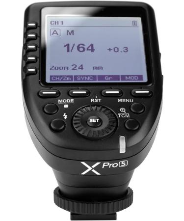 Godox Xpro-S Camera Flash Trigger for Sony - Wireless Remote 2.4GHz, 1/8000s HSS, TTL/Manual, Large Screen, Customizable Functions - Buy Online on GoSupps.com