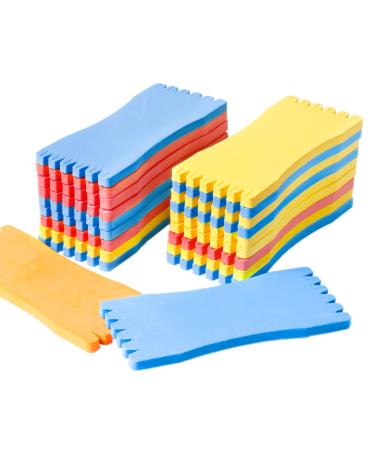 Maotrade 20 pieces of winding fishing fishing cord foam plate 6x14 cm Pre -winder wire fishing fishing board fishing accessories (random color) - Buy Online on GoSupps.com