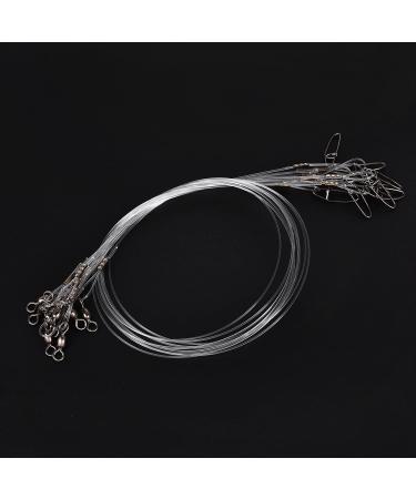 ZASIE 50 lb Fluorocarbon Fishing Leader - 10/20 Pcs Saltwater/Freshwater Leaders with Swivel and Snap - 20 Inch Leader Line - Buy Online on GoSupps.com