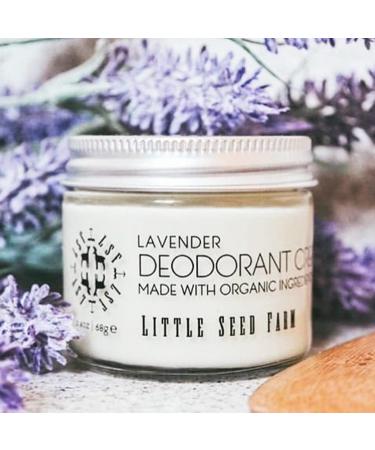 Little Seed Farm All Natural Deodorant Cream Aluminum Free Deodorant for Women or Men 2.4 Ounce - Lavender - Buy Online on GoSupps.com