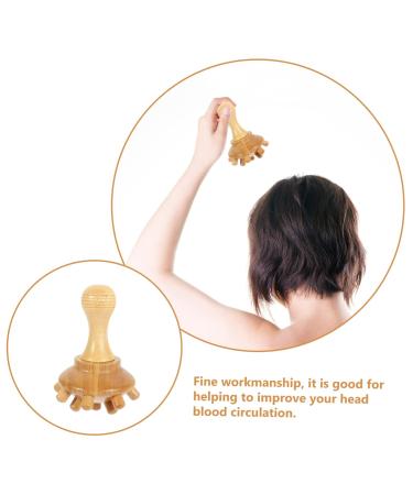 Shop Tovinanna Wooden Scalp Massage Comb - Sandalwood Hair Comb & Acupuncture Tool for Ultimate Relaxation - Buy Online on GoSupps.com