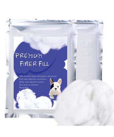 BUTUZE Stuffing for Stuffed Animals, 300g Fiberfill Stuffing, Cotton Stuffing, Pillow Stuffing, Polyester Fiberfill Stuffing, White Stuffing for Crochet Animals 10.5oz