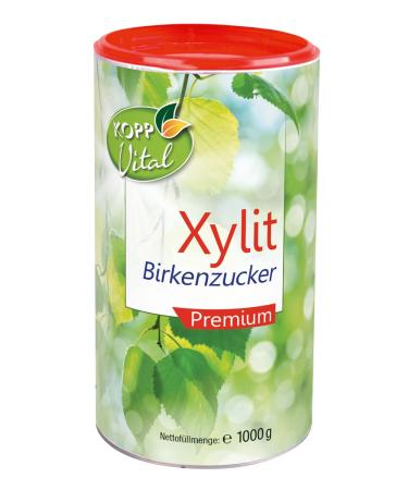 Kopp Vital Xyliti Birch Sugar 1kg | Premium Quality Xylitol from Finland | 100% Natural Sweetener for Baking & Cooking - Buy Online on GoSupps.com