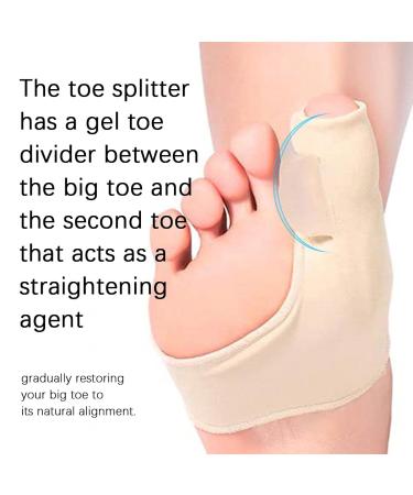 Voluxe Onion Bunion Corrector & Toe Spreader - Foot Alignment Solution for Men & Women | Relieve Knee Pain - Buy Online on GoSupps.com