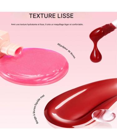 Lot de Teint L vres | Maquillage Mat R sistant Kit Cosm tique Beaut - Kit 6 Pi ces Produits Beaut L vres pour Filles et Femmes Quotidien F te Voyage Vacances - Buy Online on GoSupps.com
