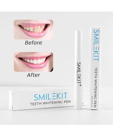 Professional Teeth Whitening Pen Set - 2 Travel-Friendly Pens for a Brighter Smile - Buy Online on GoSupps.com