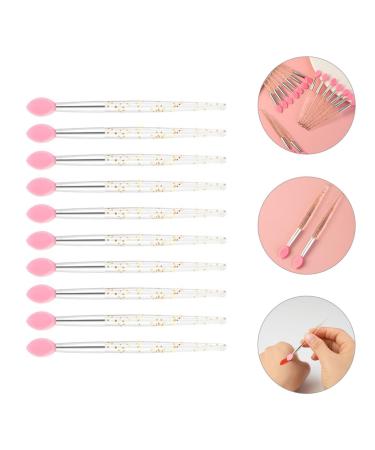10pcs Lip Mask Brush Set - Crystal Handle Makeup Applicator for Lip Balm & Exfoliator | Portable Lipstick Wand | Miss Beauty 8x0.7cm - Buy Online on GoSupps.com