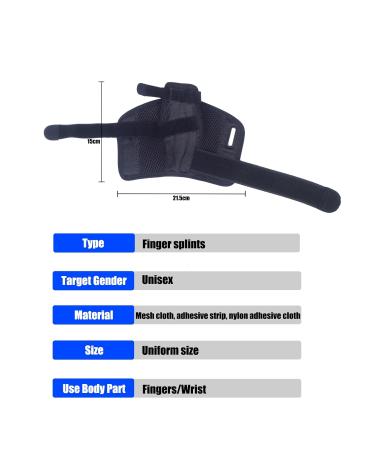 Ergonomic Thumb Brace - Upgraded Splint for Pain Relief | Universal Fit for Right & Left Hand | Comfortable Thumb Support for Rapid Recovery (Black - Buy Online on GoSupps.com