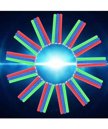 Dioche 24pcs Colorful Bike Wheel Lights - Reflective Cycling Spoke Reflector Clips in Blue - Buy Online on GoSupps.com