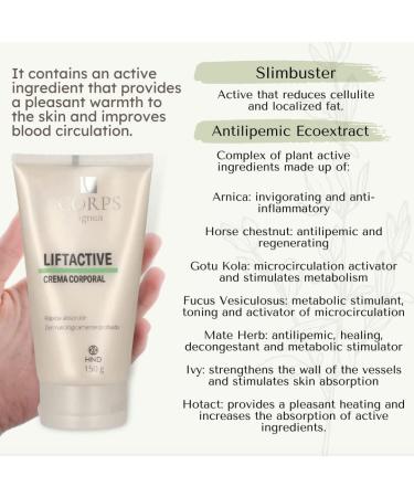 Goldine Care Cellulite Corps Lignea Liftactive Cream Firming & Tightening Cream Improves Elasticity Body Flaccidity Cream Non-Greasy Lightweight Formula - Buy Online on GoSupps.com