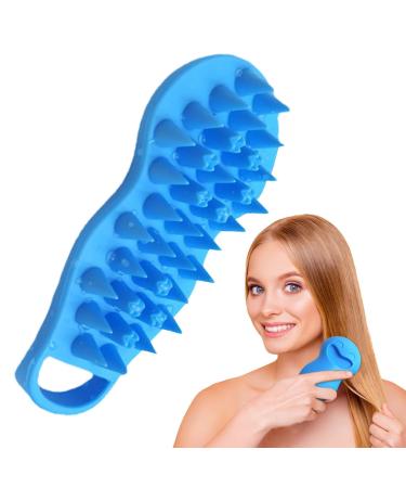 Hair shampoo brush soft scalp massager hair scrubbing scalp massage device silicone wet and dry scalp head scrubber hair wash brush for women and men