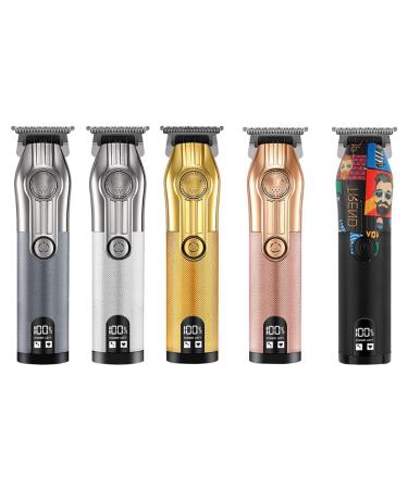 Professional Rechargeable Hair Clippers for Men - Cordless Electric Haircut & Beard Trimmer (Gold with Box - Buy Online on GoSupps.com