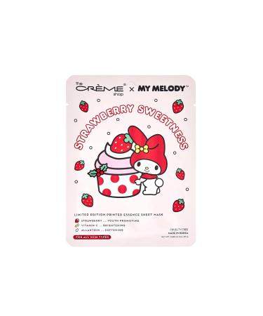 Cr me Shop x My Melody Strawberry Sweetness Sheet Mask - Korean Essence Masks for Women | Holiday Gifts & Stocking Stuffers (3 Pack - Buy Online on GoSupps.com