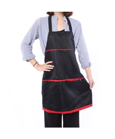 FILFEEL Salon Stylist Apron - Fashionable Black Hairdressing Cape for Adults | Ideal for Hair Cutting & Barber Use | International Shipping Available - Buy Online on GoSupps.com