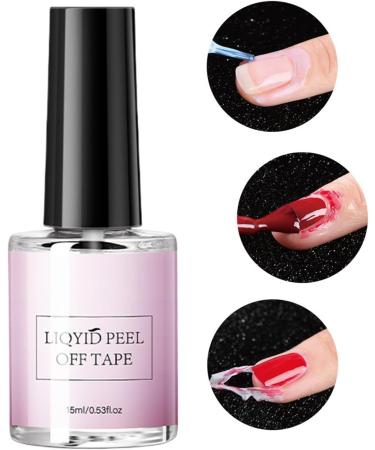 Peelable Base Coat - Peelable Gel Nail Polish - Easy Removal Strong Adhesion Quick Drying 15ml Glue for Nail Art Daily Use Salon Home Carnival Personal Wedding - Buy Online on GoSupps.com