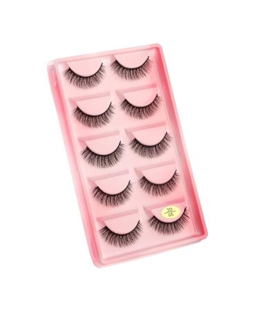 UAMOU Mink Eyelashes 10/50/100 Boxes Fluffy 3D Mink Lashes Makeup Natural Long Volume False Eyelashes Bulk Faux Cils Custom Cheerfully (Color : 5 Pairs X05CS Size : 50 Boxes)