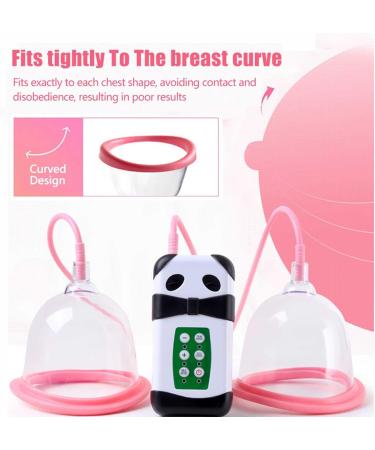 Vanenfere Dual Cup Electric Breast Enlargement Device - USB Vacuum Massage for Breast Care & Anti-Sagging - Enhance Your Bust Size Safely - Buy Online on GoSupps.com