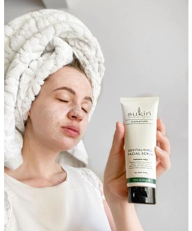Sukin Revitalising Facial Scrub 4.23 fl oz - Exfoliating & Nourishing Skincare - Buy Online on GoSupps.com