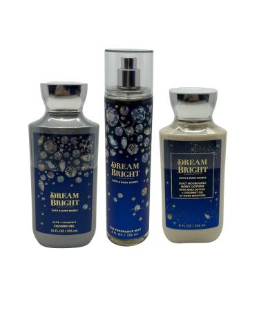 Shop Bath & Body Works DREAM BRIGHT 3-Piece Gift Set - Perfect Holiday Gift with Shower Gel Mist & Lotion - Buy Online on GoSupps.com