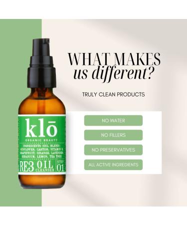 RE3 Oil Cleanser for Normal-Dry Skin | All-Natural Anti-Aging Formula with Vitamin E & Essential Oils | Hydrated Glowing Skin - Buy Online on GoSupps.com