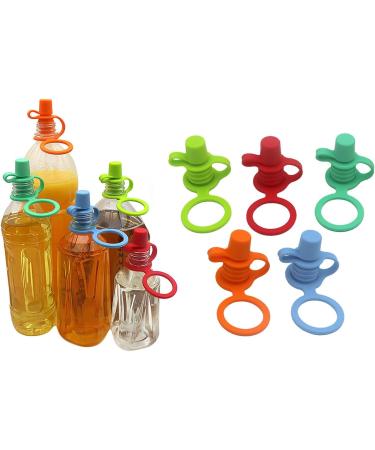 ljhnba Colorful Water Bottle Spout Adapter for Kids No-Spill Silicone Water Bottle Spout Adapter Leak-Proof Food Pouch Tops Baby Water Bottle Cap - Buy Online on GoSupps.com