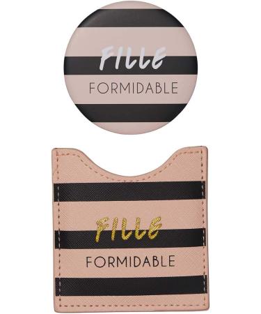 Draeger Paris 1886 Round Pocket Mirror for Girls - Perfect Birthday & Gift - 8.5 cm x 8 cm - International Shipping Available - Buy Online on GoSupps.com