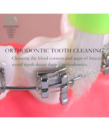 3-Piece Slim Tuft Toothbrush Set for Orthodontic Braces & Detail Cleaning - Buy Online on GoSupps.com