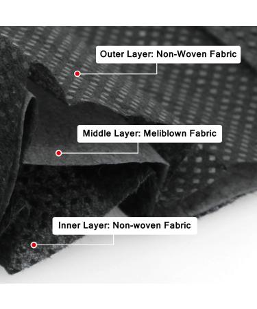 DIOLV Kids Disposable Face Masks - 50 Pcs Black Child Protective Cover Mask - Buy Online on GoSupps.com